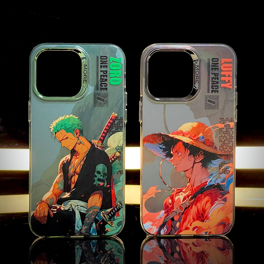 Zoro and Luffy iPhone Case Island of Anime