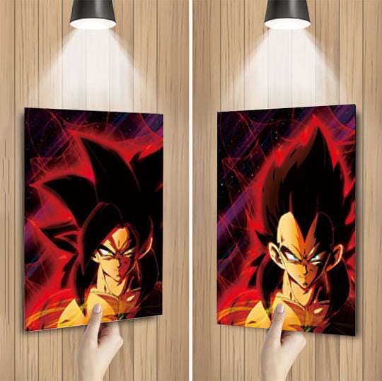Super Saiyan Vegeta 3D Lenticular Poster