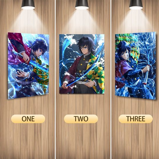 Giyu Tomioka 3D Lenticular Poster