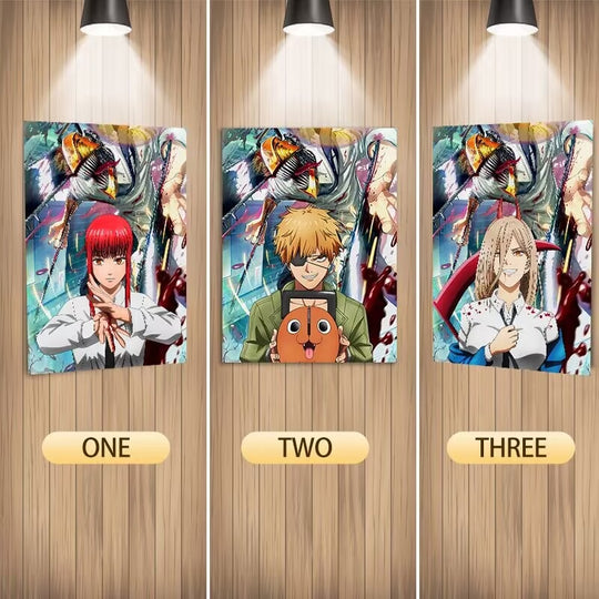 Makima Denji Power 3D Lenticular Poster