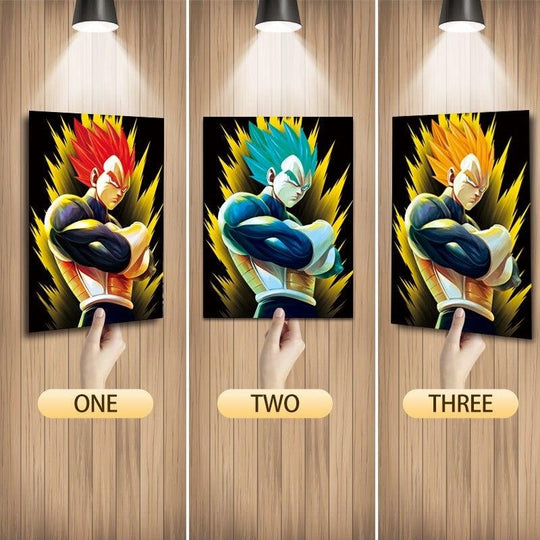 Vegeta 3D Lenticular Poster