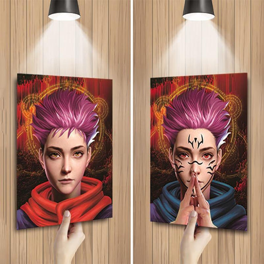 yuji itadori | yuji itadori anime | yuji itadori face | yuji itadori funny face | jujutsu kaisen | jujutsu kaisen yuji | jujutsu kaisen yuji | jujutsu kaisen poster | anime merch | islandofanime | islandofanime.com | island of anime | islandofanime com
