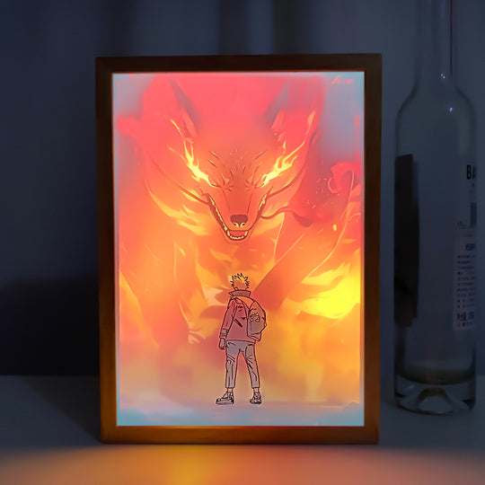 Naruto Kurama LED Painting Art