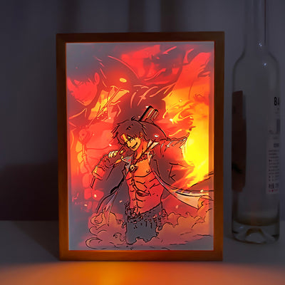 Portgas D. Ace LED Art