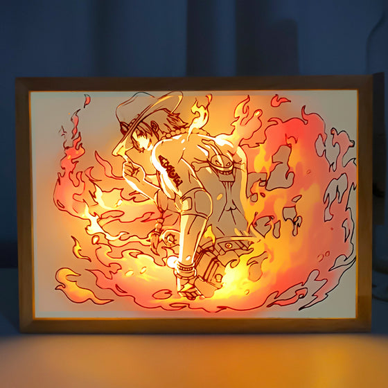 Portgas D. Ace LED Art