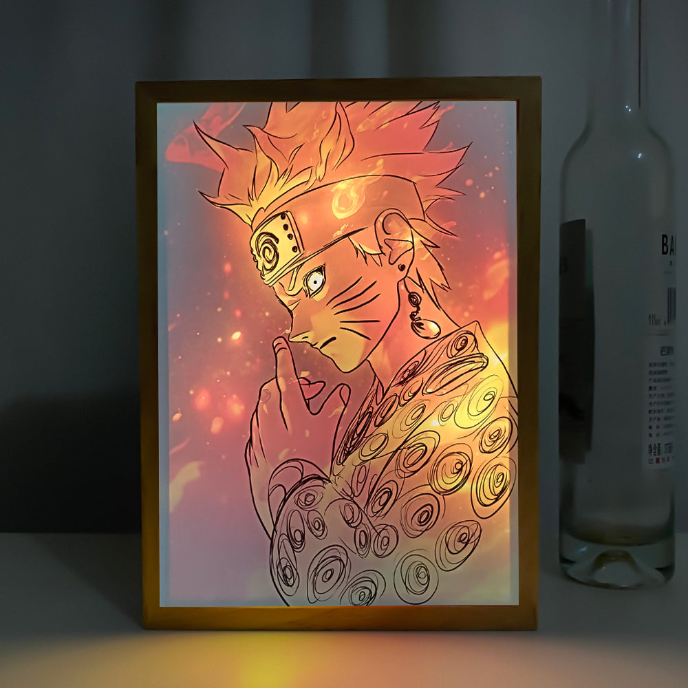 Naruto Uzumaki LED Painting Art