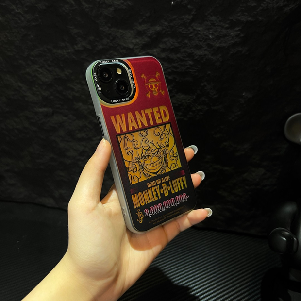 Luffy Wanted iPhone Case