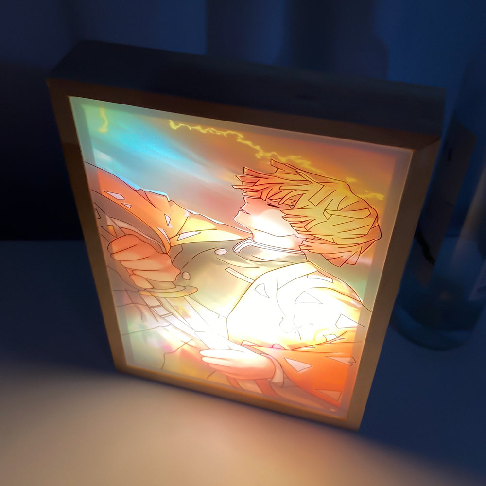 Zenitsu Agatsuma LED Painting Art