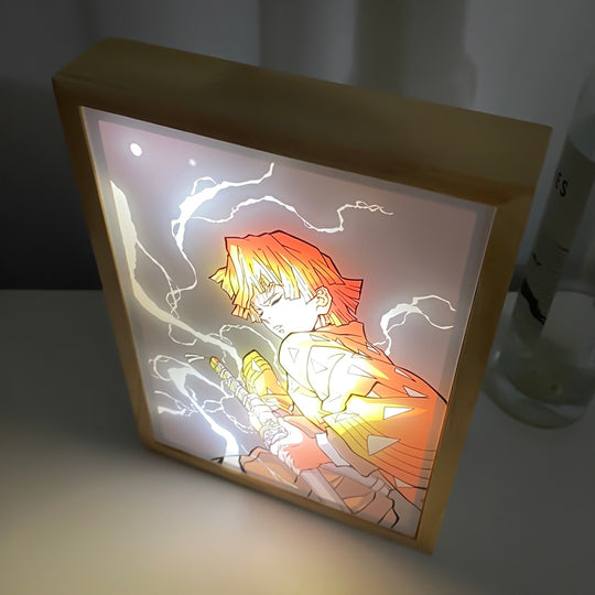 Zenitsu Agatsuma LED Art Painting