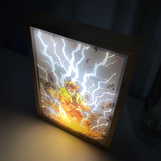Zenitsu Agatsuma LED Art Painting