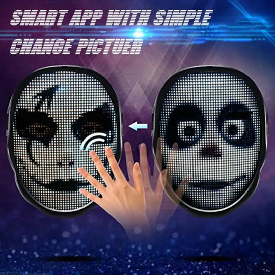 Smart LED Halloween Mask