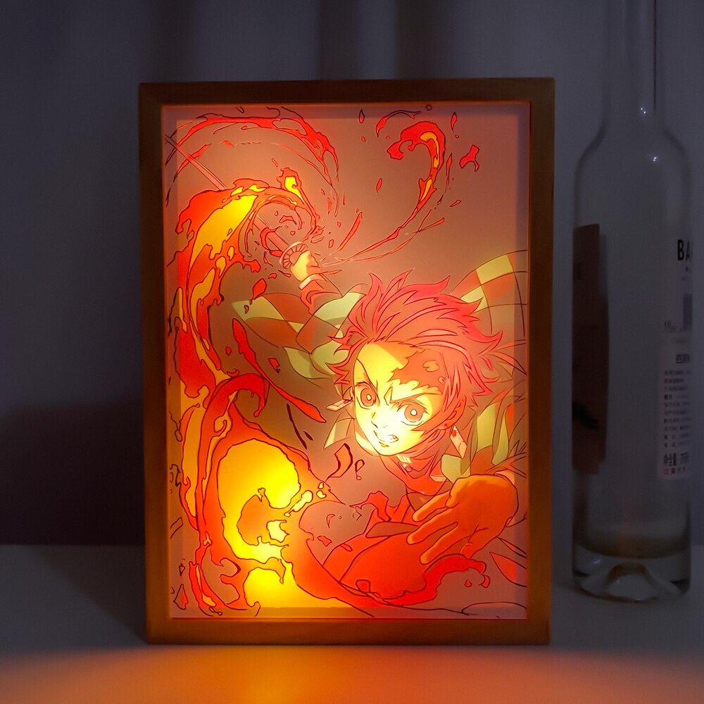 Tanjiro Kamado LED Art Painting