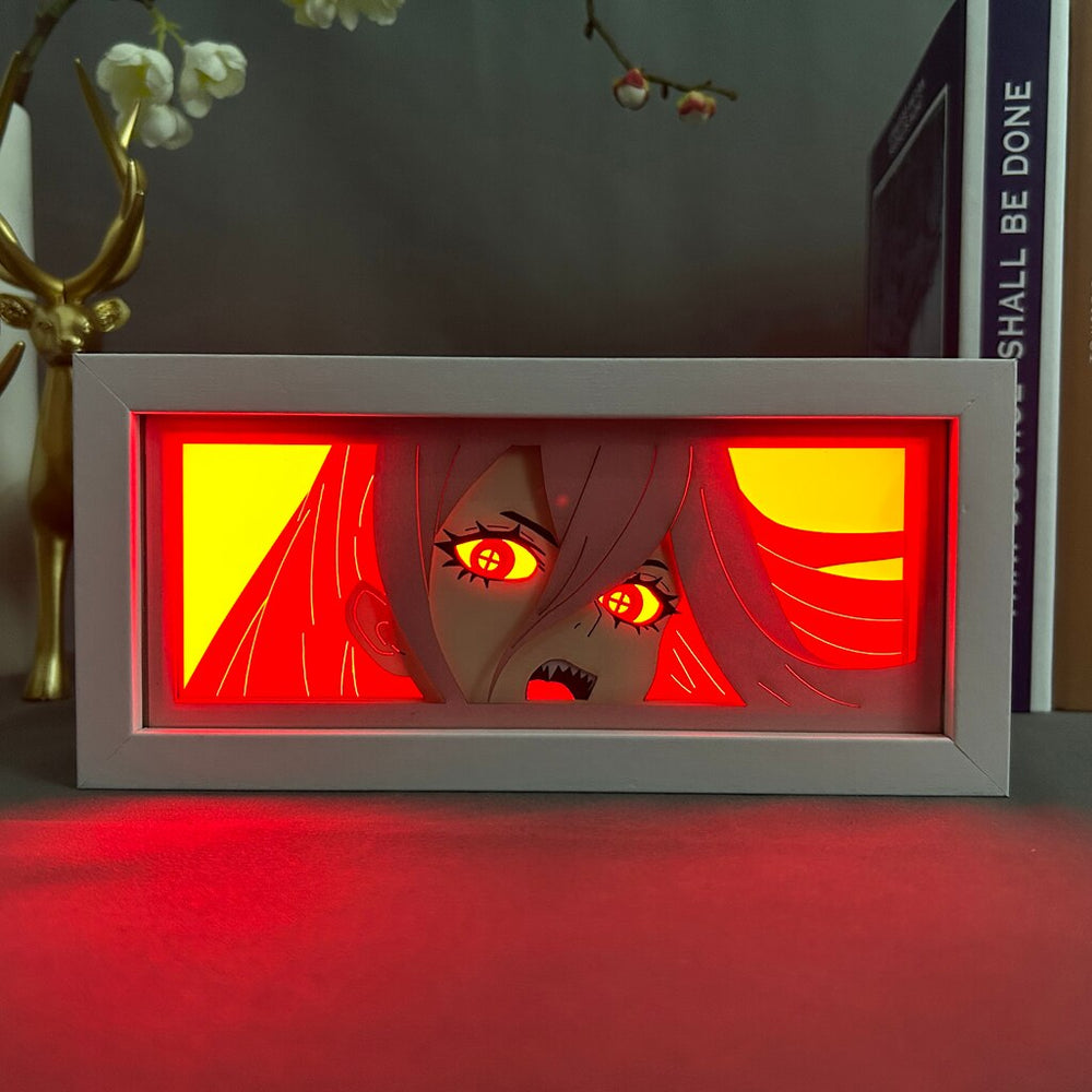 Chainsaw Man Power Anime Light Box