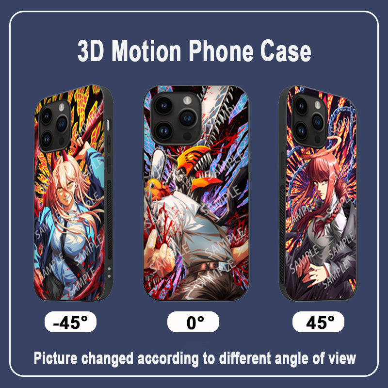 Power Denji Makima 3D iPhone Case