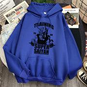 Training to Go Super Saiyan Goku Gym Hoodie