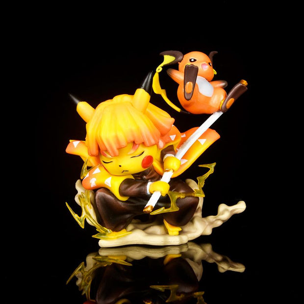 Pikachu Zenitsu Action Figure