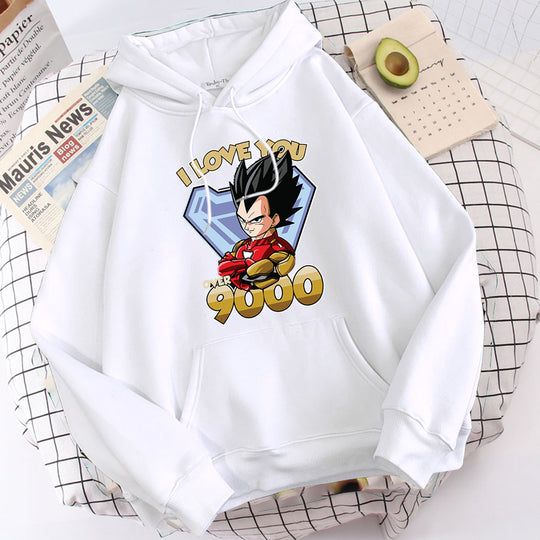 I Love You Over 9000 Hoodie