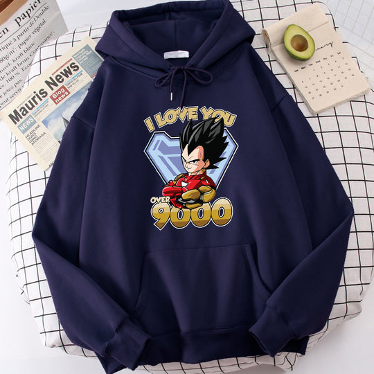 I Love You Over 9000 Hoodie