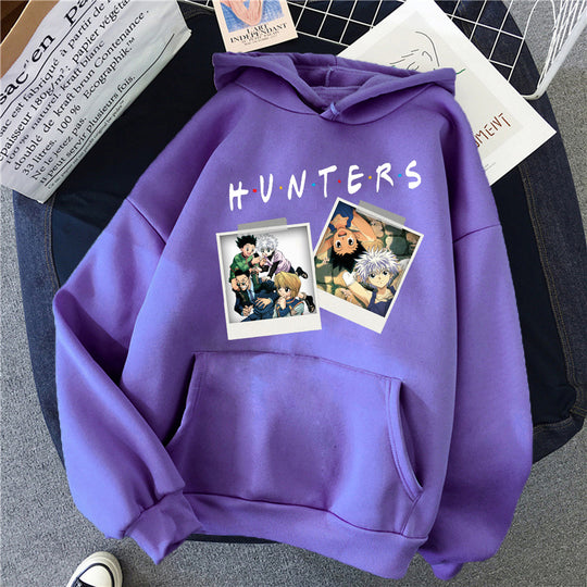 Friends Hunters Hoodie purple