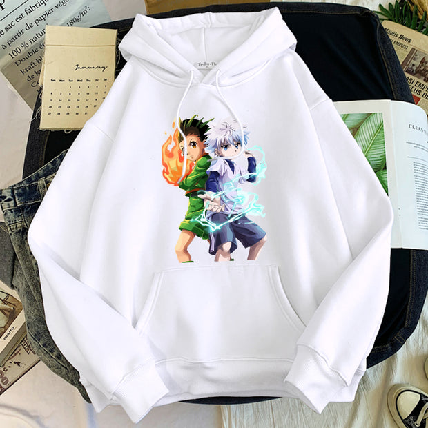 Killua and Gon Hoodie white