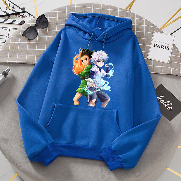 Killua and Gon Hoodie blue