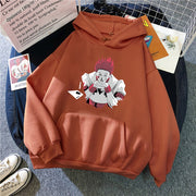 Hisoka Morow Hoodie brick red