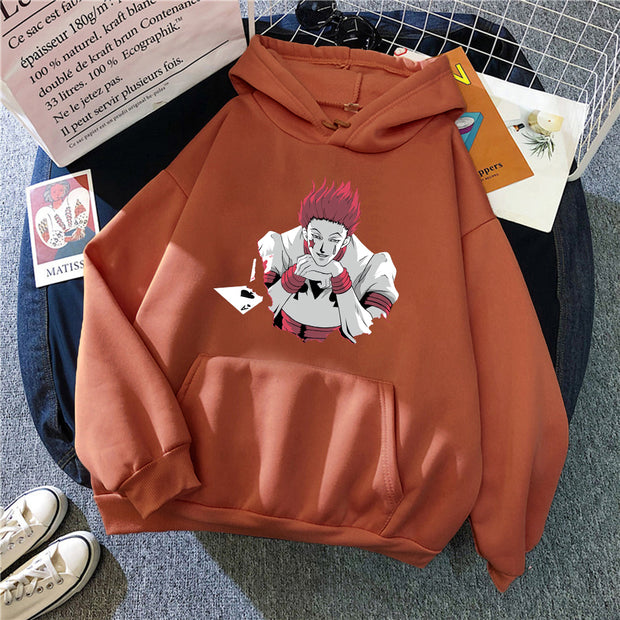 Hisoka Morow Hoodie brick red