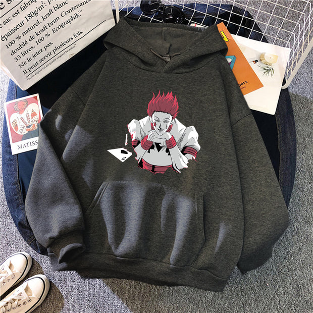 Hisoka Morow Hoodie dark gray
