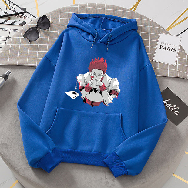 Hisoka Morow Hoodie blue