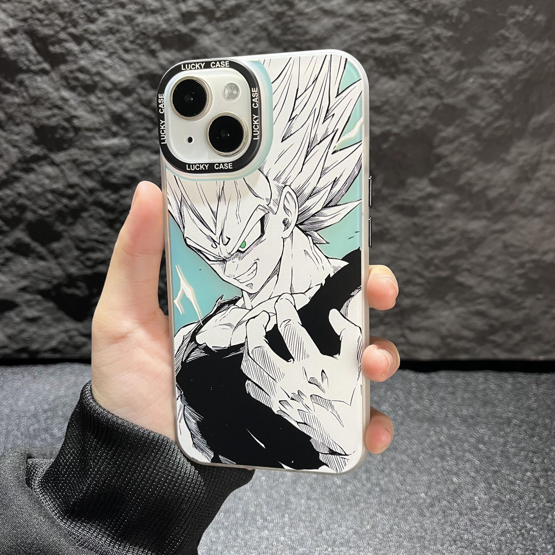 majin vegeta ssj2 iPhone Case by GaleriaDeArte