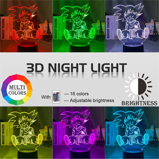 Goku Sleeping LED Light Lamp
