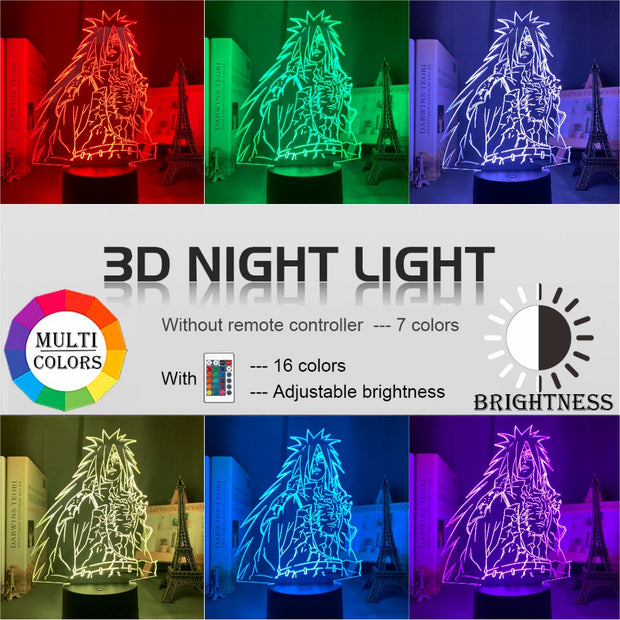Madara Uchiha LED Night Light Lamp