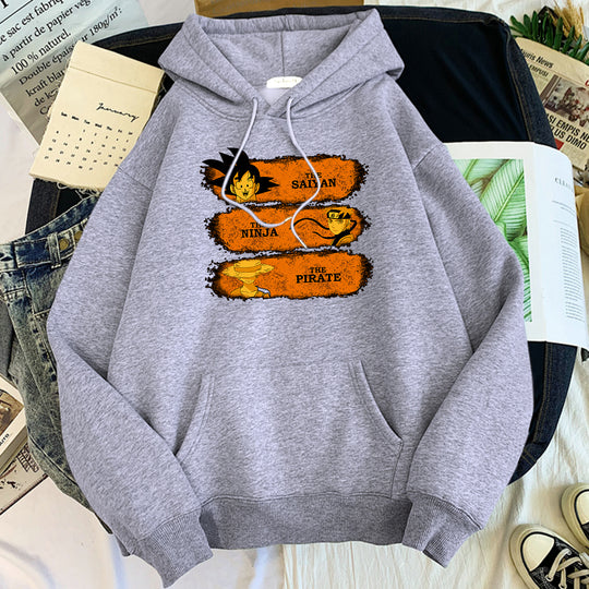 Goku Naruto Luffy Hoodie