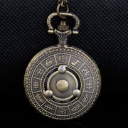Naruto Villages Pocket Watch Necklace