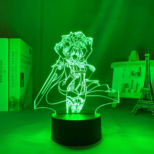 Eula Genshin LED Night Light Lamp - islandofanime.com