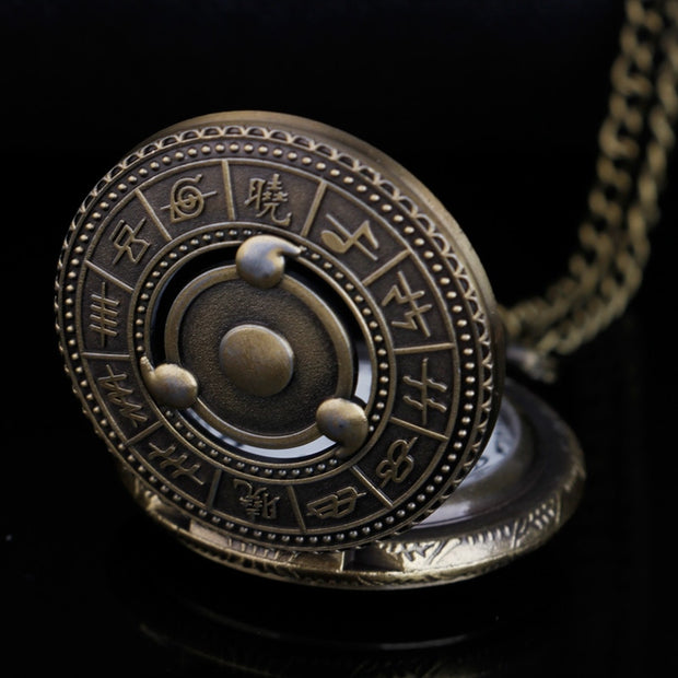 Naruto Villages Pocket Watch Necklace