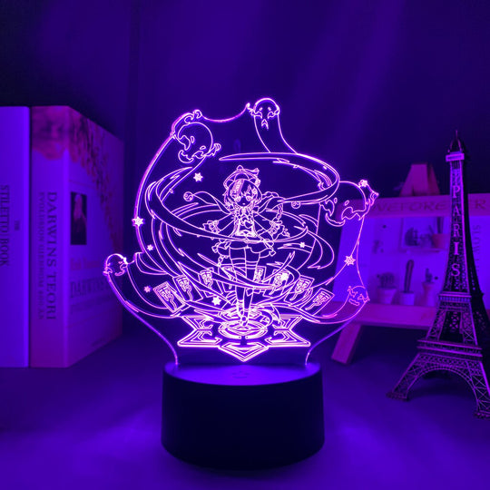 Qiqi Genshin LED Night Light Lamp - islandofanime.com