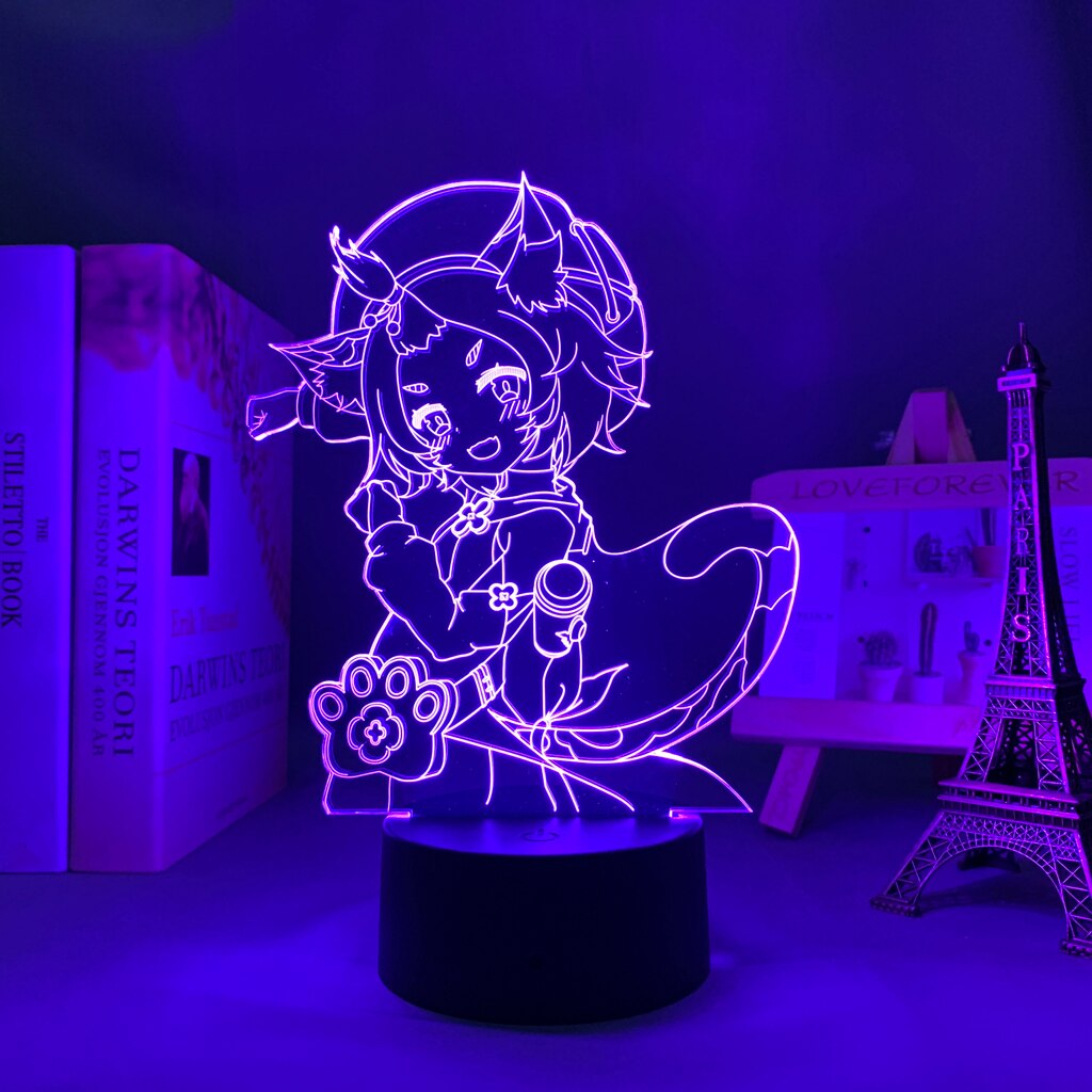 Diona Genshin LED Night Light Lamp - islandofanime.com