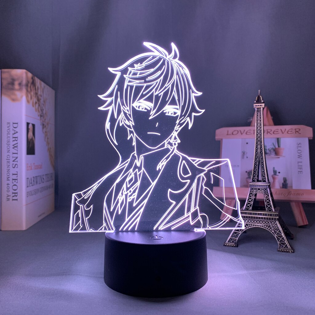 Zhongli Genshin LED Night Light Lamp - islandofanime.com