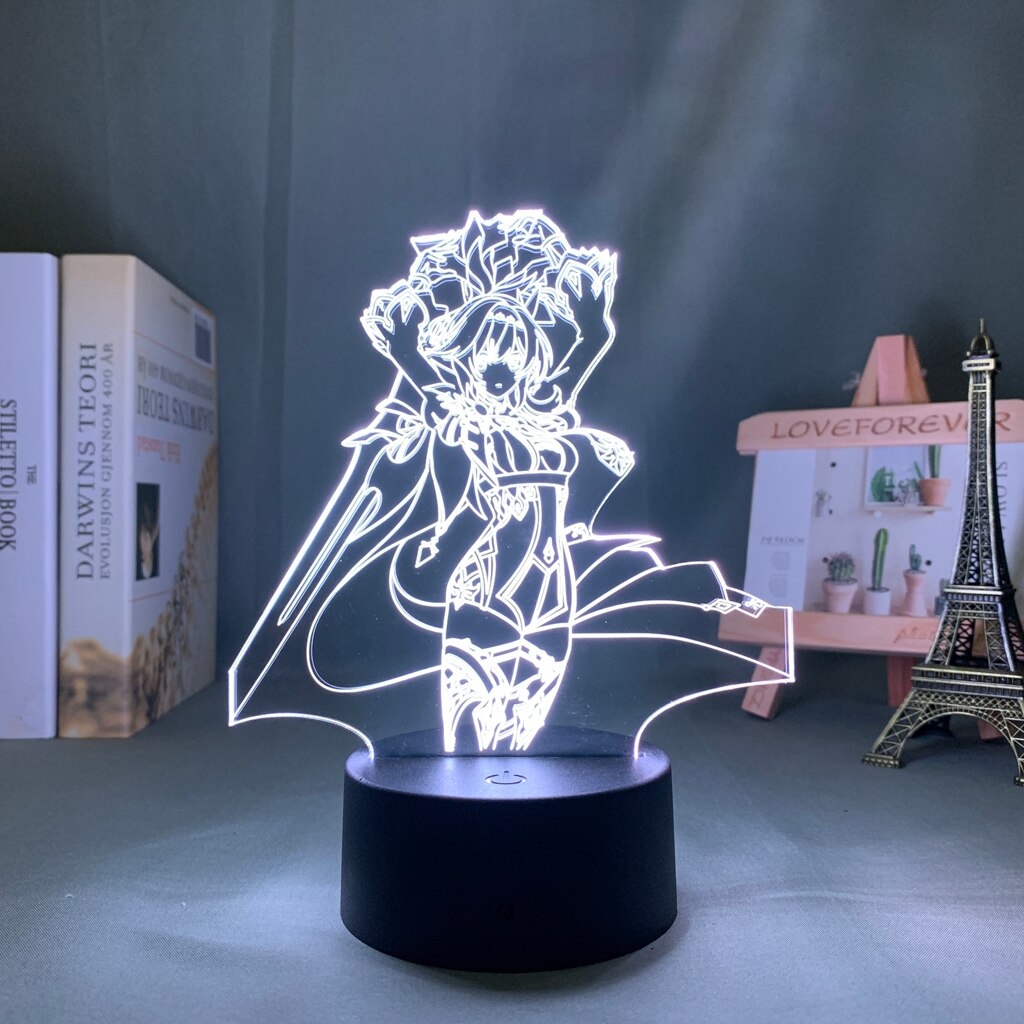 Eula Genshin LED Night Light Lamp - islandofanime.com