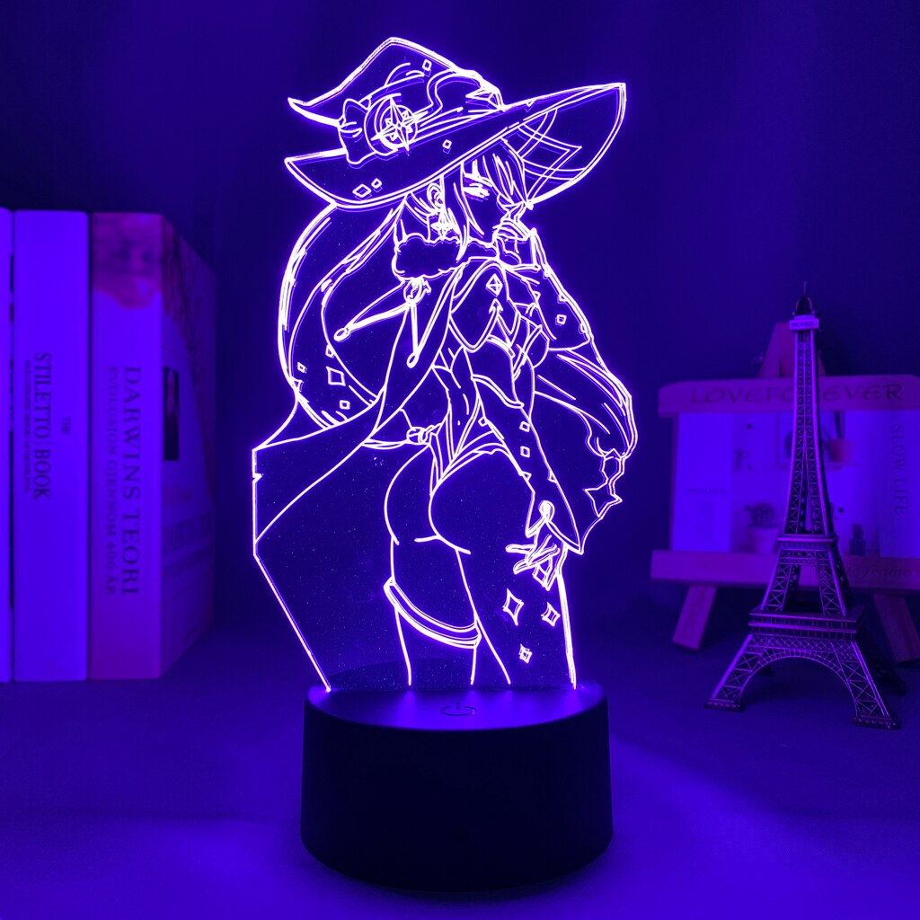 Mona Genshin Impact LED Night Light Lamp - islandofanime.com
