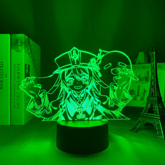 Hu Tao Genshin Impact LED Night Light Lamp - islandofanime.com