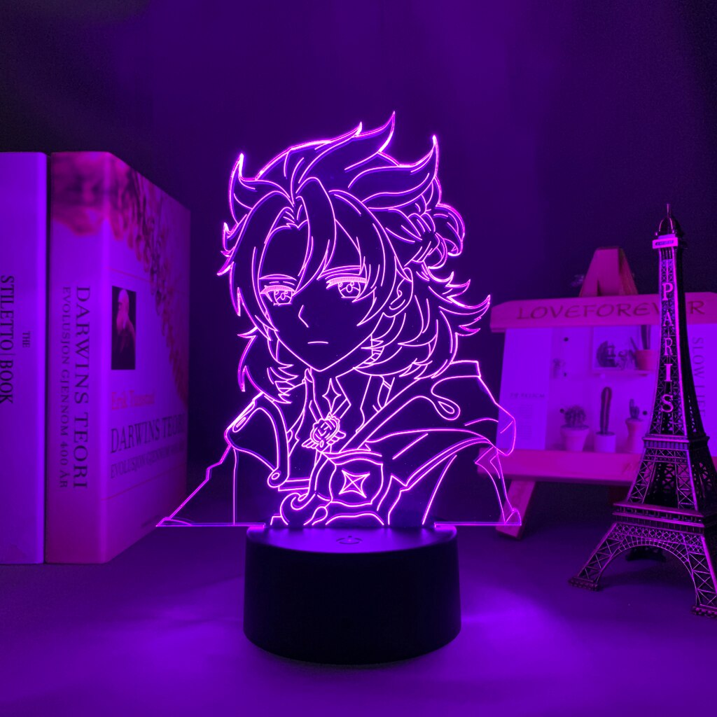 Albedo Genshin Impact LED Lamp - islandofanime.com