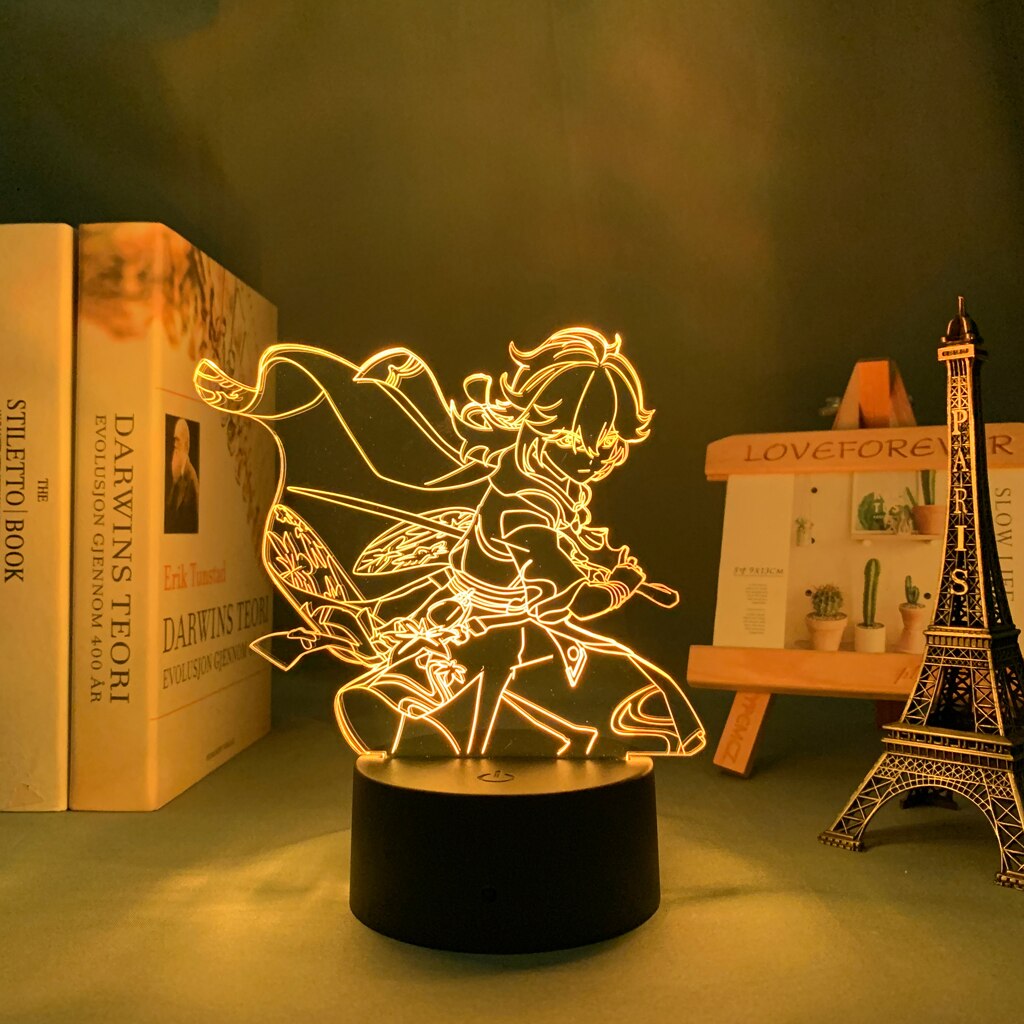 Kaedehara Kazuha LED Night Light Lamp - islandofanime.com