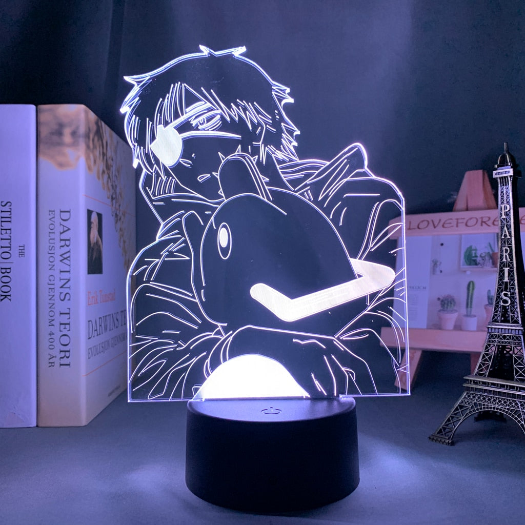 Denji and Pochita LED Light Lamp