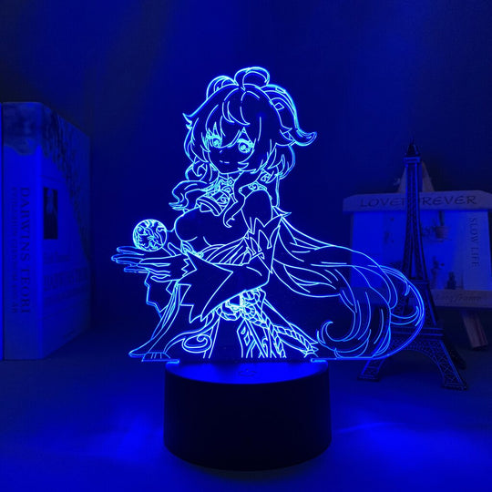 Ganyu Genshin LED Night Light Lamp - islandofanime.com