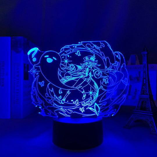Hu Tao Genshin Impact LED Night Light Lamp - islandofanime.com