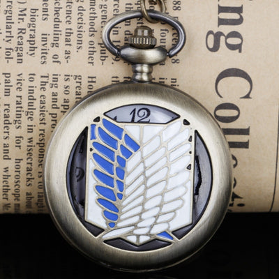 The Wings of Liberty Pocket Watch Necklace