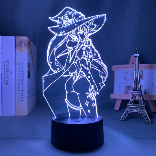 Mona Genshin Impact LED Night Light Lamp - islandofanime.com