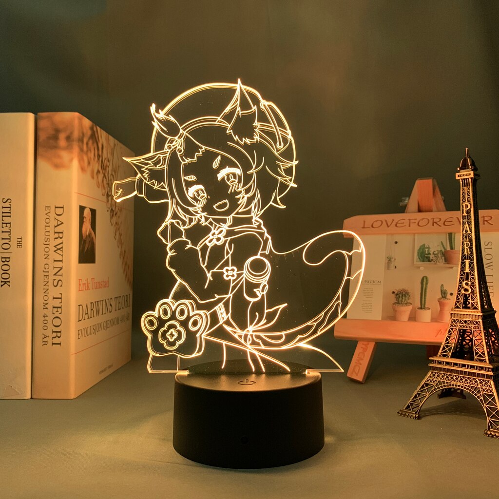 Diona Genshin LED Night Light Lamp - islandofanime.com